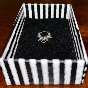 Titanium Spiked O-Ring Clicker by Zadamer Jewelry